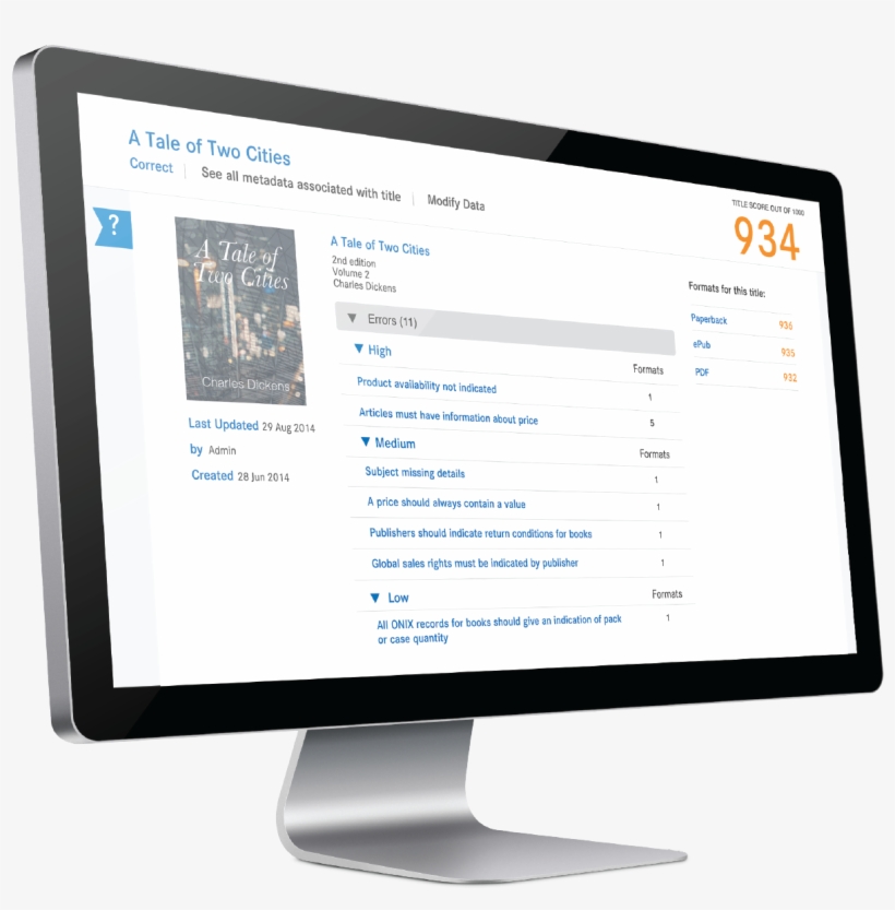 Perfect Your Onix Metadata With The Software And Services, transparent png #7377955