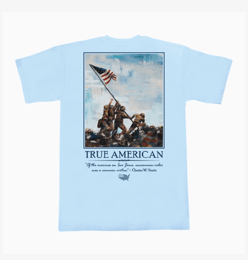 Peach State Pride Men's Iwo Jima Short Sleeve Tee, transparent png #7378364