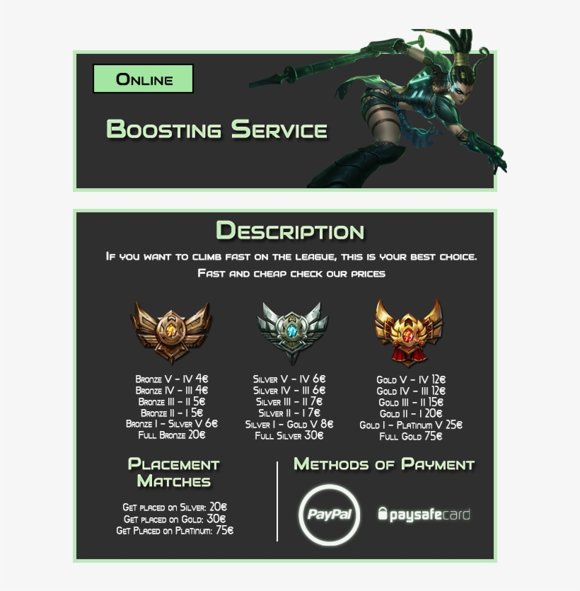 [euw] Hana's Eloboost A [bronze, Silver, Gold, Plat], transparent png #7378370