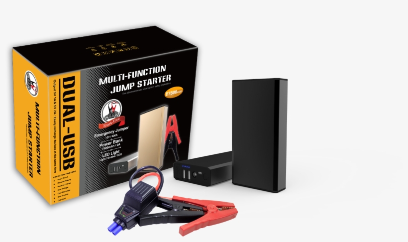 Power Bank Jump Starter, transparent png #7378633