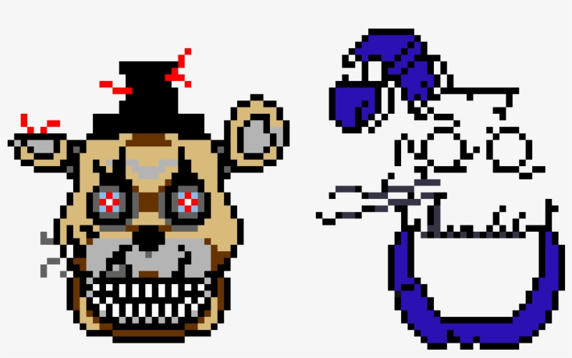 Freddy And Half Of Bonnie, transparent png #7379449
