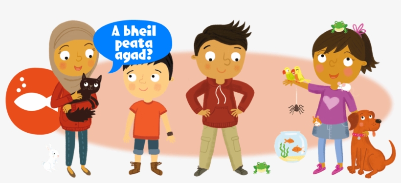Kids With Pets, transparent png #7380933