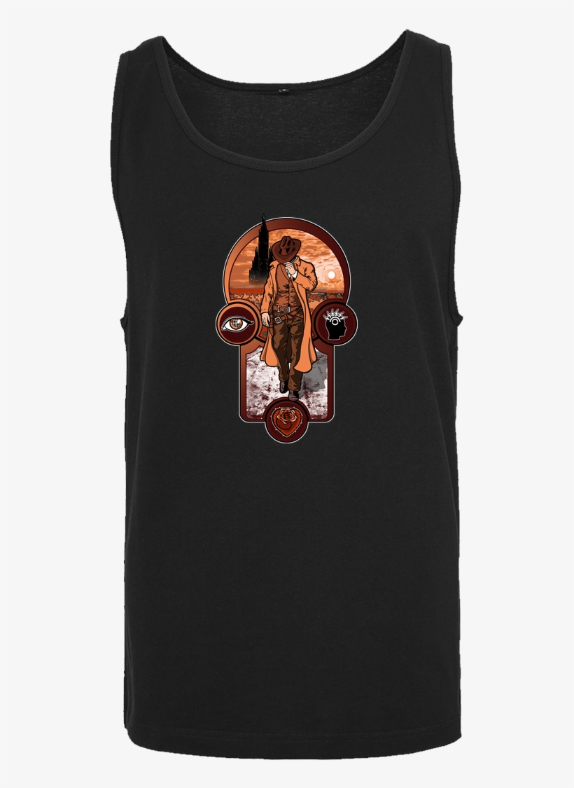 Jcmaziu The Gunslinger Creed T-shirt Tanktop Men Black, transparent png #7383834