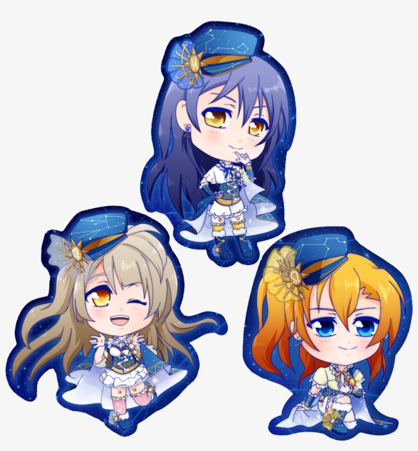 Love Live Holographic Stickers, transparent png #7384267