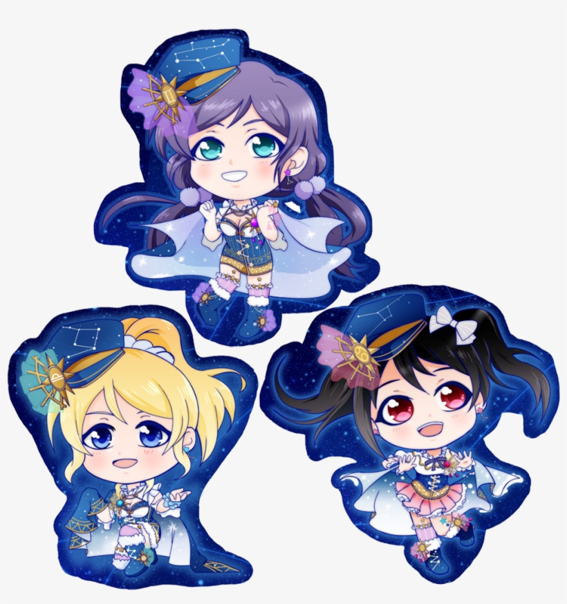Love Live Holographic Stickers, transparent png #7384383