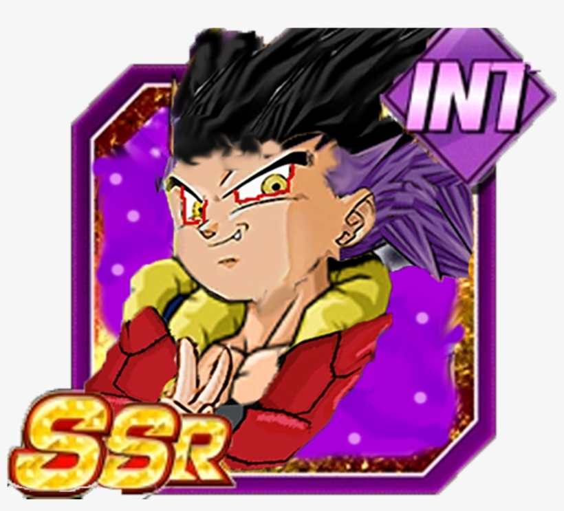 Fusion With New Form Super Saiyan 4 Gotenks, transparent png #7385704