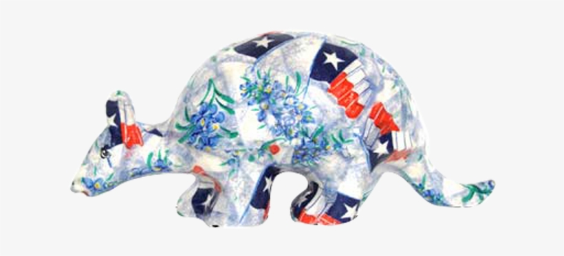Texas Flags And Flowers Armadillo, transparent png #7386885