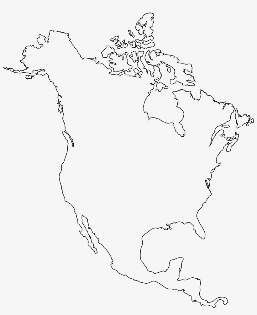 America Map Png, transparent png #7388389