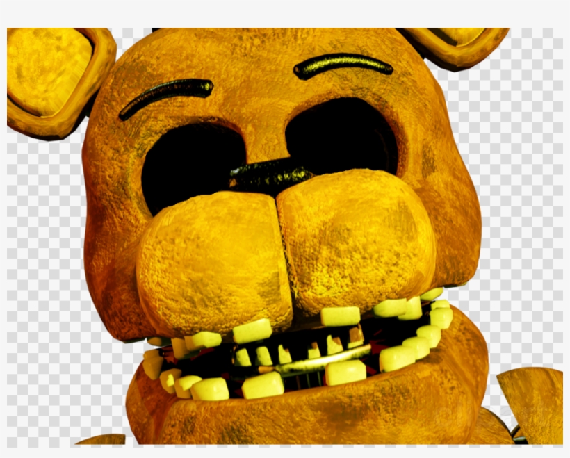Five Nights At Freddy's Golden Freddy Jump Scare Clipart, transparent png #7389058
