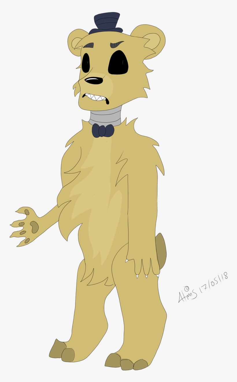 Golden Freddy, transparent png #7389318
