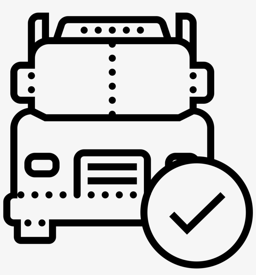 There Is The Front-facing Side Of A Large Delivery, transparent png #7390258