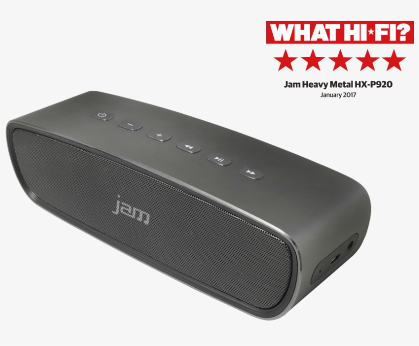 Jam Heavy Metal Rechargeable Mini Stereo Wireless Bluetooth, transparent png #7392875