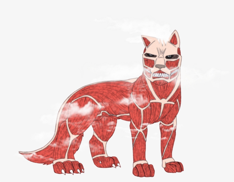 Colossal Titan Wolf, transparent png #7395149