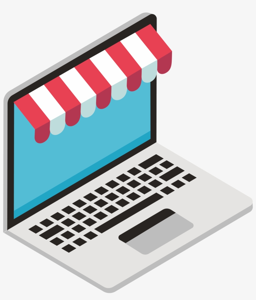 Vector Black And White Library Laptop Projection D, transparent png #7396826