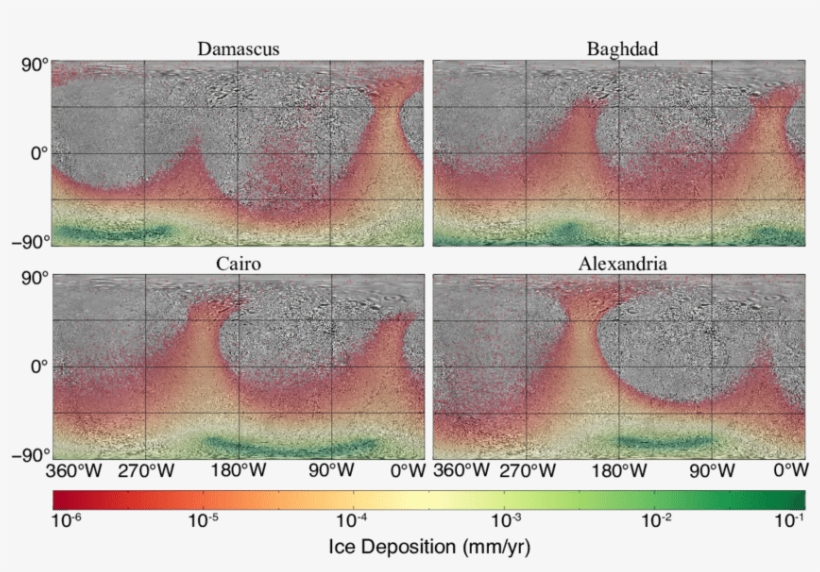 Plume Particle Deposition Rates On Enceladus' Surface, transparent png #7399194