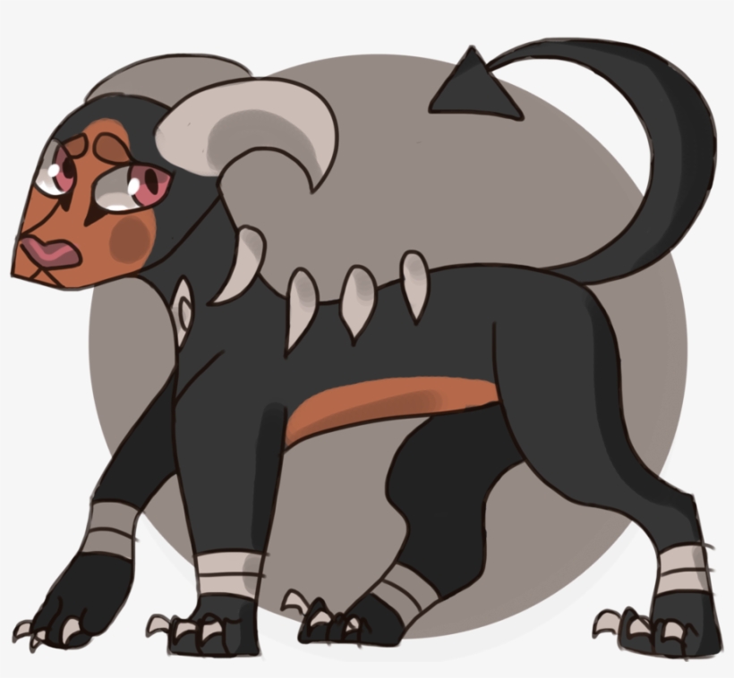 Old Houndoom Drawing, transparent png #7399526