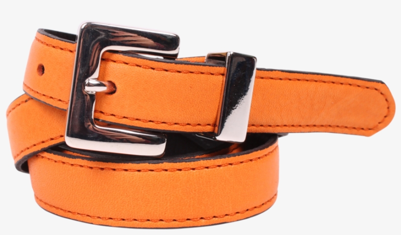 Orange Skinny Belt - Belt, transparent png #740074