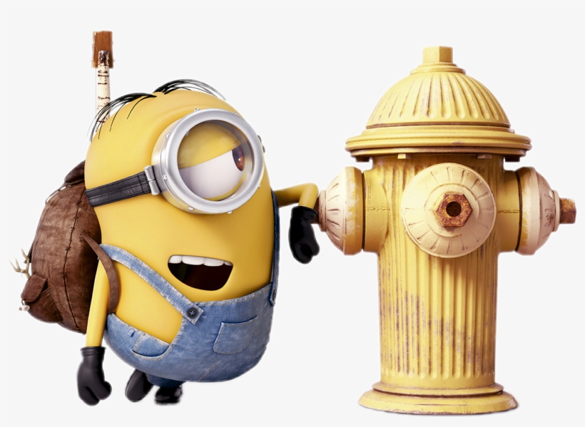 Report Abuse - Minions Hydrant, transparent png #740125