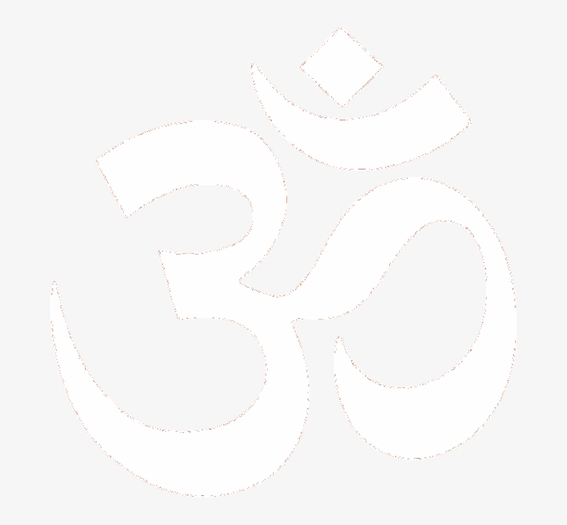 Climb Om - White Om Symbol, transparent png #740190