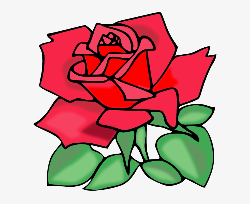 Printable Pink Rose Border - Rose Transparent Clip Art, transparent png #740571