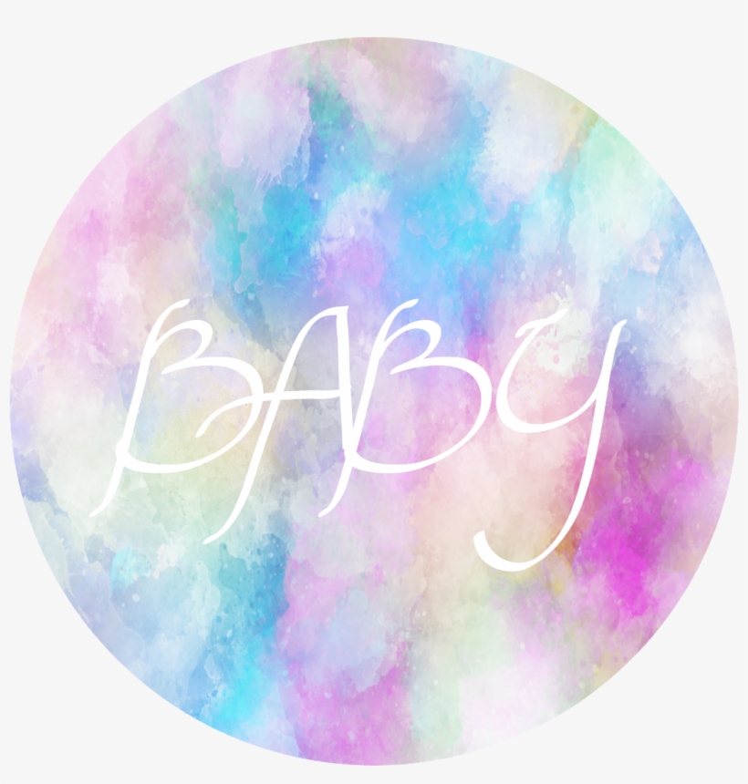 Color Colorsplash Baby Paradise Cute Cool Circle Pink - Circle, transparent png #740671