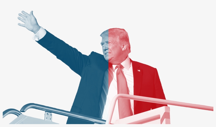 Donald Trump - Sitting, transparent png #741024