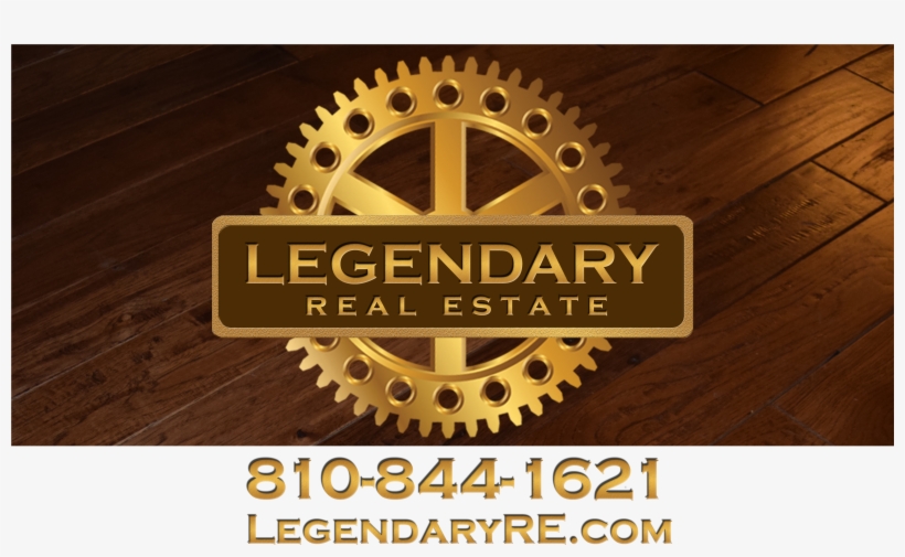 Legendary Real Estate 2016 Hardwood Floor Gear Logo - Poster, transparent png #741044