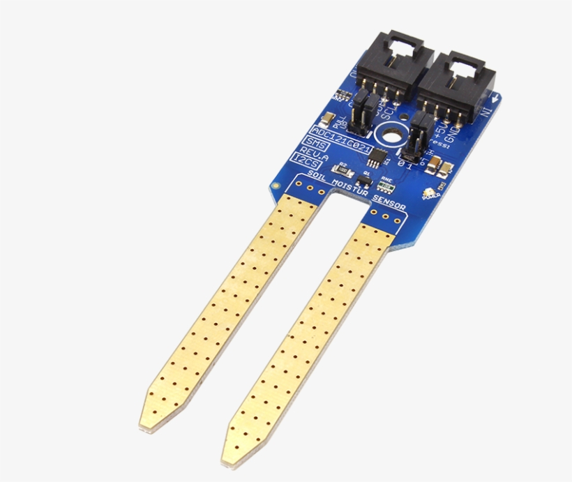 Adc121c021 Soil Moisture Sensor With I2c Interface - Soil Moisture Sensor, transparent png #741689