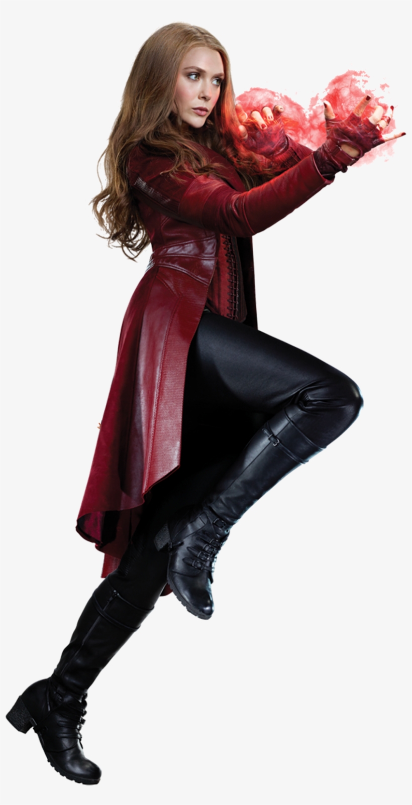 Png Feiticeira Escarlate - Captain America 3 Civil War Wanda Scarlet Witch Cosplay, transparent png #741747