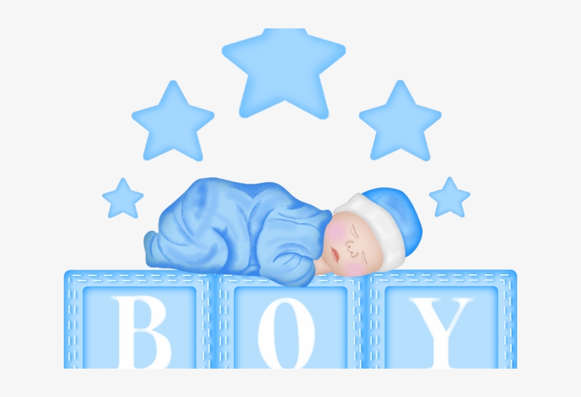 Baby Boy Shower Clipart - Baby Blocks Clipart Boy, transparent png #741795