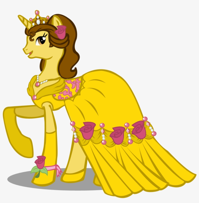 Belle Vector Character Disney Svg Royalty Free Download - Belle My Little Pony, transparent png #741822