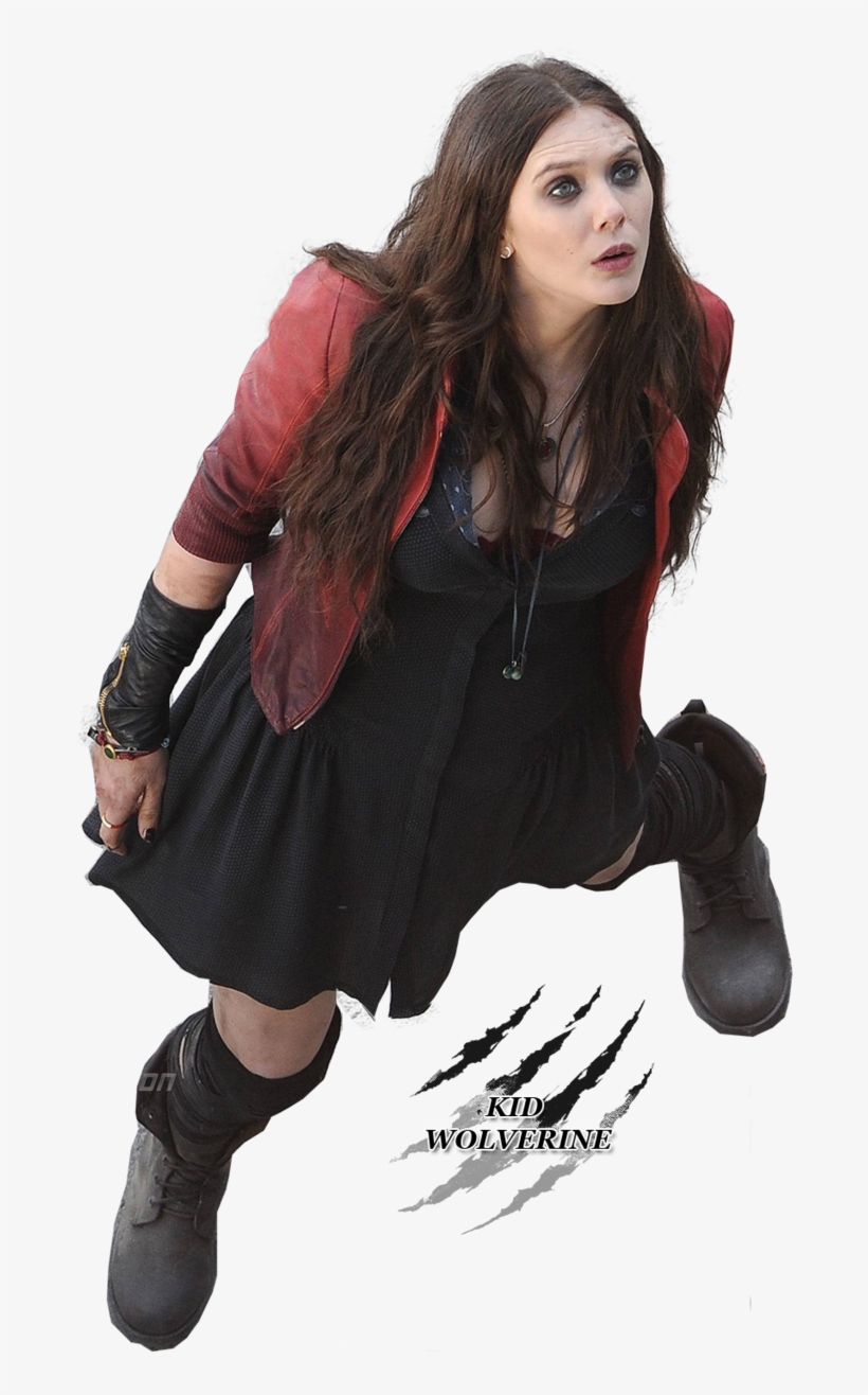 Scarlet Witch - Avengers: Age Of Ultron Cosplay Scarlet Witch Suit, transparent png #741851
