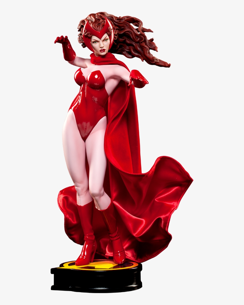 Marvel Premium Format™ Figure Scarlet Witch - Sideshow Marvel Avengers Scarlet Witch Premium Format, transparent png #741875