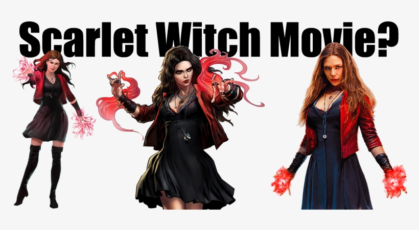 Scarletwitchmovie - Avengers Scarlet Witch Women's Cosplay Costume Dress, transparent png #741914
