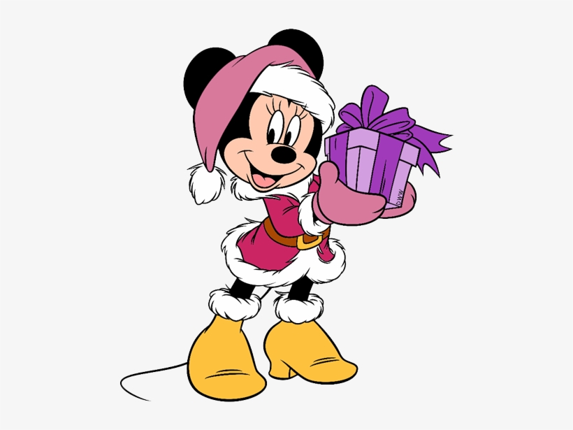 Clip Royalty Free Library Friends Clip Art Disney Galore - Christmas Minnie Mouse, transparent png #741916