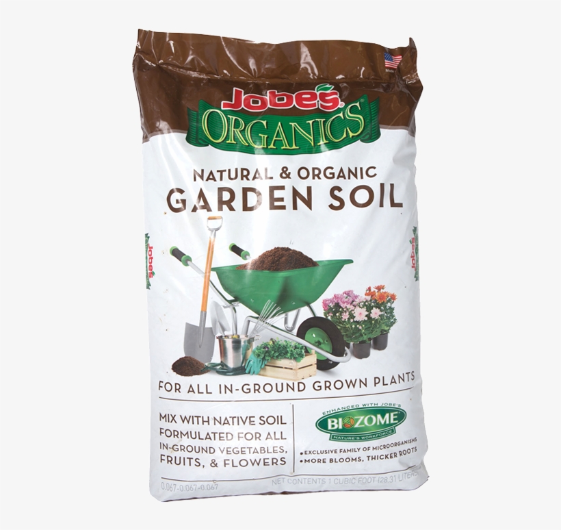 Jobe's Organics Garden Soil - Easy Gardener 08850 Soil Garden Organic 1cu Ft Bag, transparent png #742461