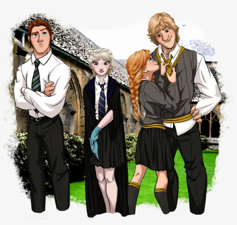 25 Disney Characters As Hogwarts Students Mashup Art - Disney Characters In Hogwarts, transparent png #742481