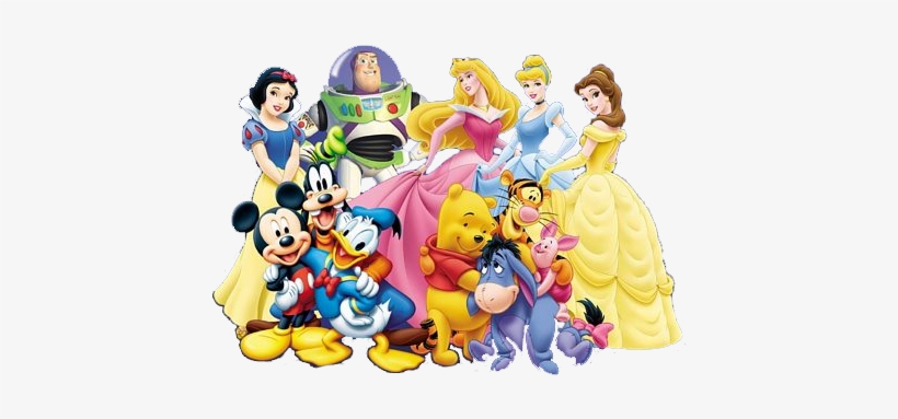 Banner Freeuse Library Build Your Own Disney Theme - Disney Characters Group, transparent png #742512
