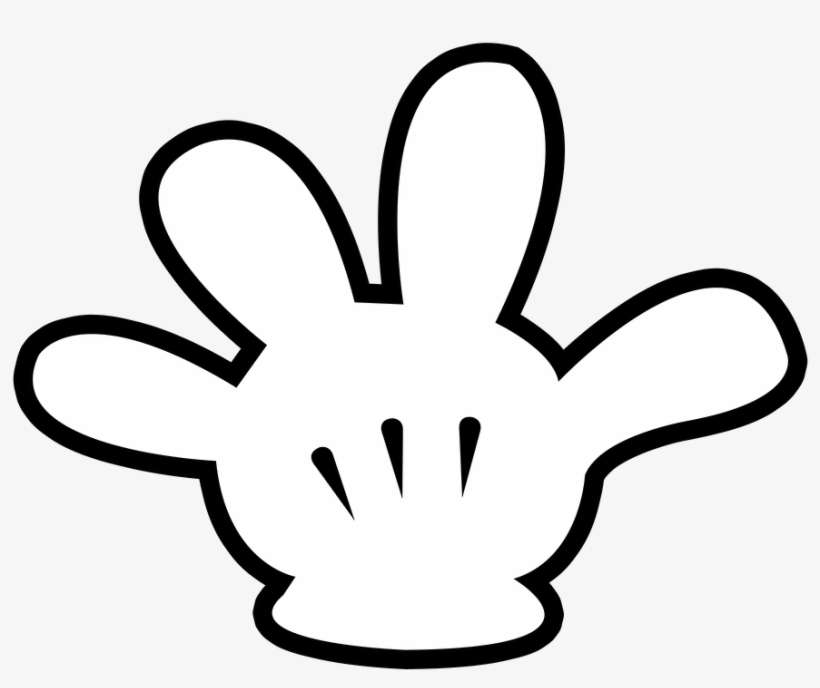 Free Minnie Mouse Printables - Mickey Mouse Glove Png, transparent png #742618