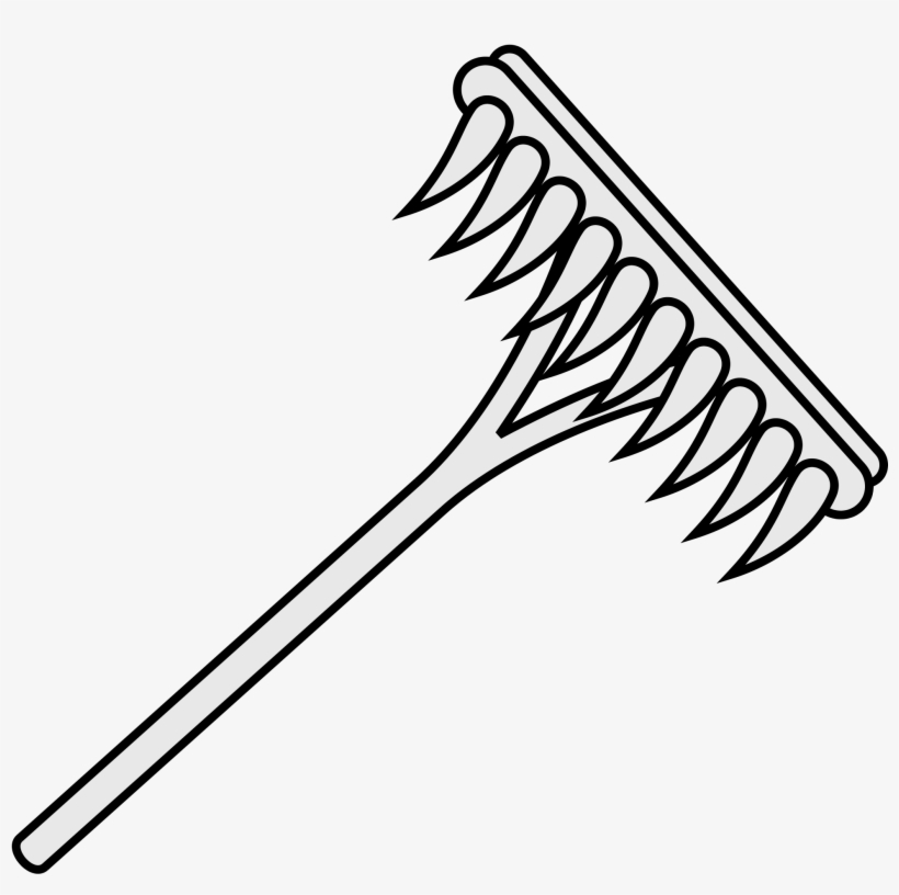 Rake Drawing Illustration - Drawing Rake, transparent png #743220