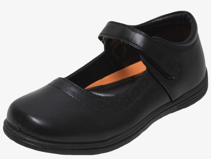 Girls School Shoes Black - Girls Black School Shoes Mary Jane Style, transparent png #743305