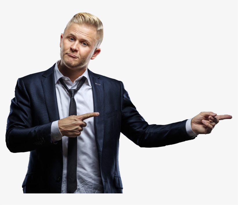 Clint Pointing To The Right - Person Pointing Out Png, transparent png #743327