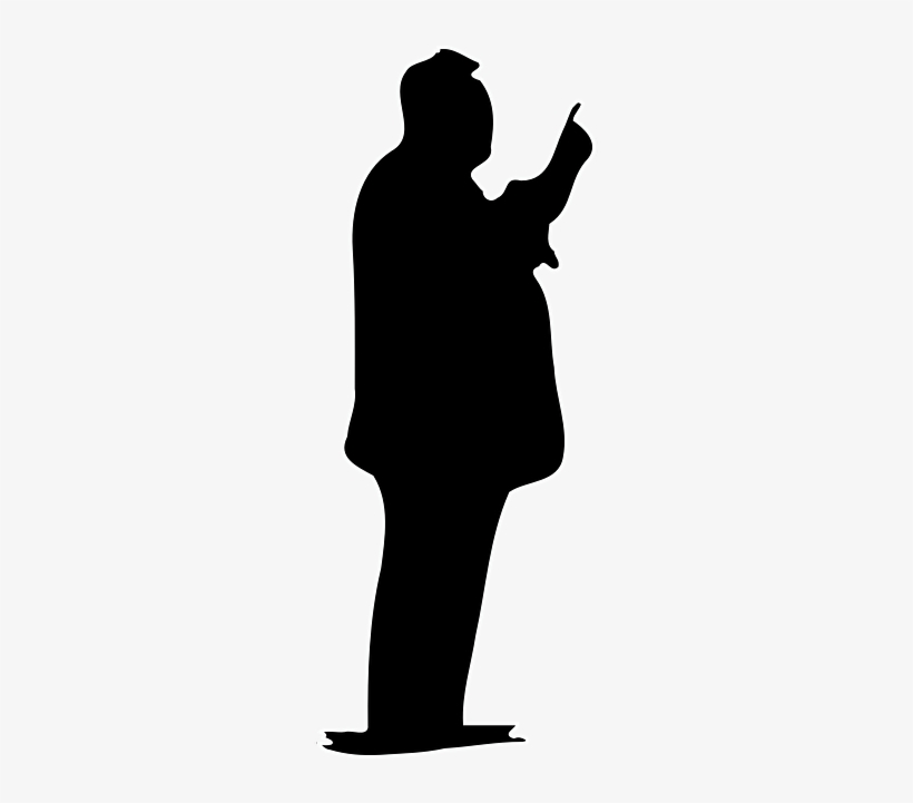 Silhouette, Person, Present, Business, Presenting - Person Silhouette, transparent png #743970