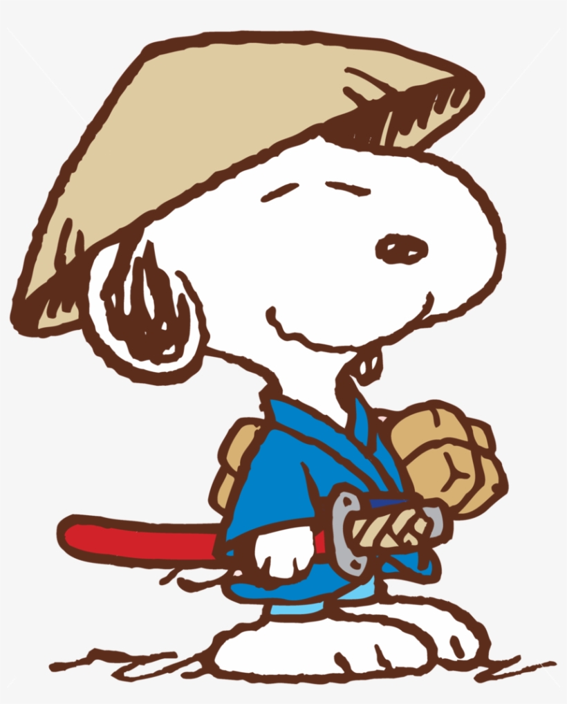 Chinese Snoopy Png - Snoopy Samurai, transparent png #744288