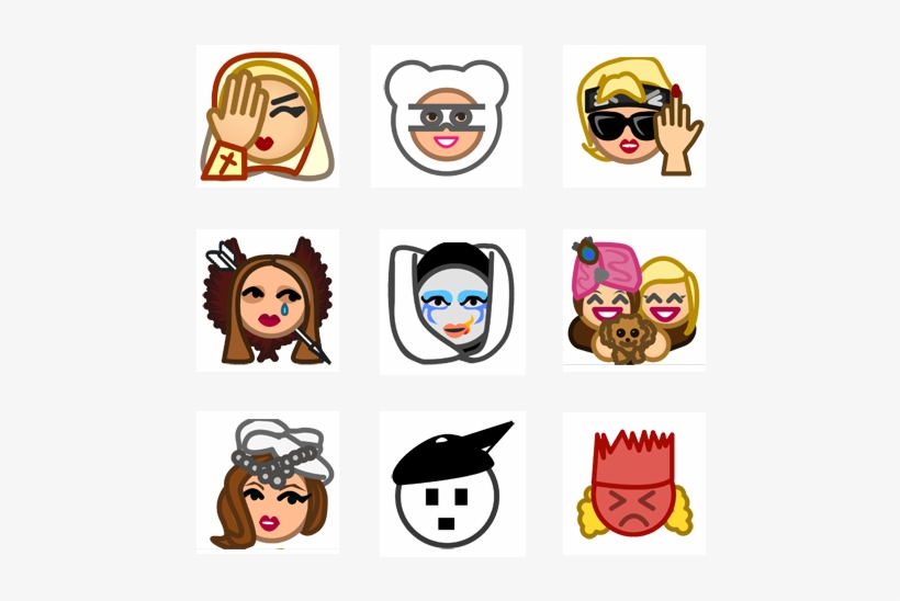 Lady Gaga Clipart Gaga Png - Lady Gaga Emojis, transparent png #744377