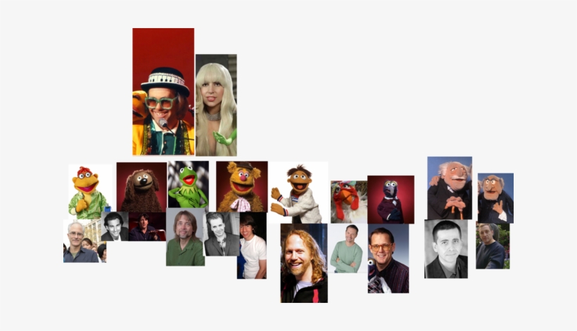 Muppet Wiki Behind The Scenes Photos Lady Gaga & The - The Muppets, transparent png #744406