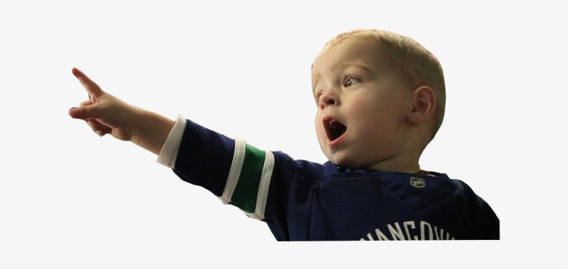 Excited Baby Pointing - Baby Pointing Png, transparent png #744467