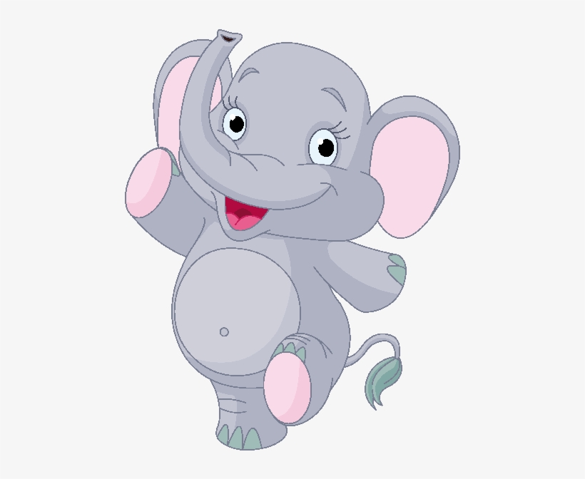 Baby Elephant Elephant Images Clipart - Elephant Cute Cartoon, transparent png #744640