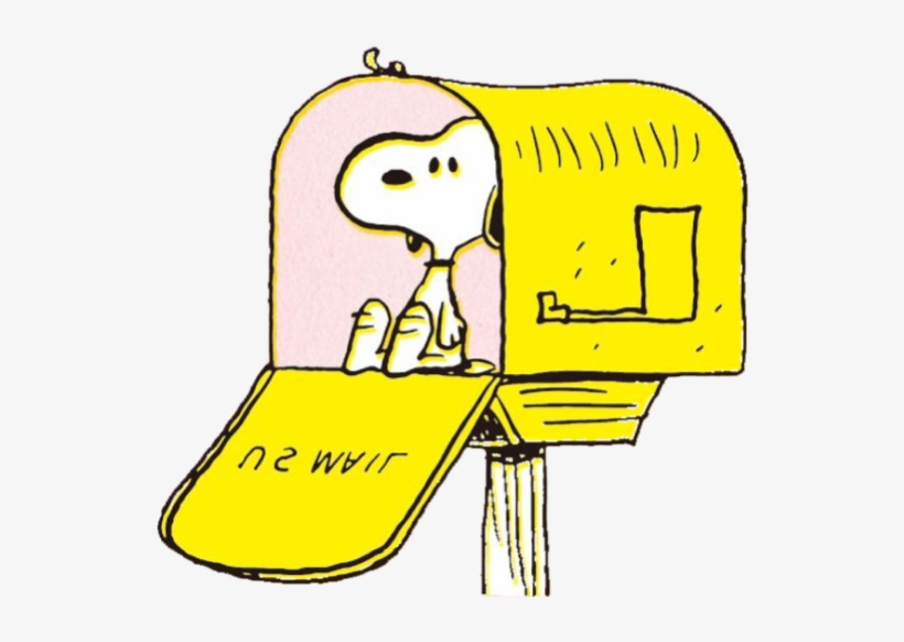Snoopy Clipart Mail - Snoopy Mail Clipart, transparent png #744802
