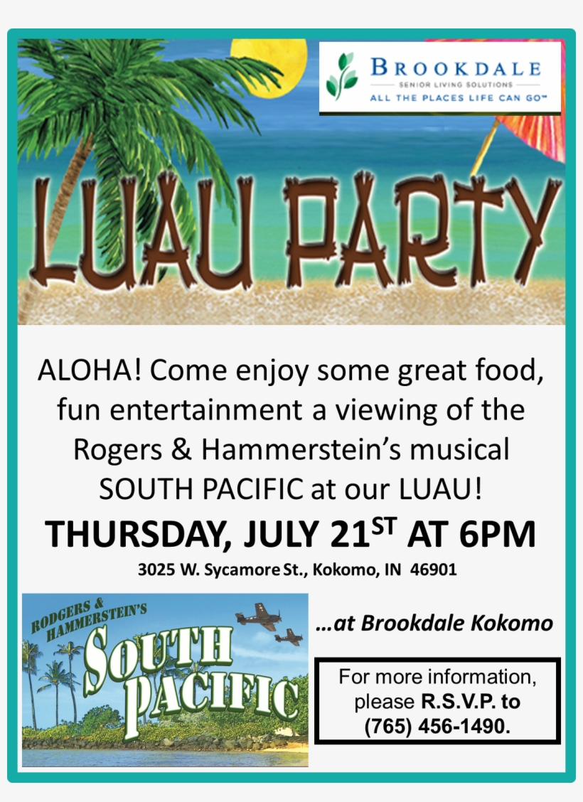 Luau Party - Palm Tree, transparent png #744870